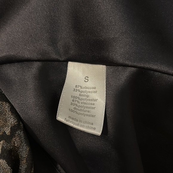 Ronny Kobo Anthropologie Astrid Sm Leopard Print Brown Black Ruched Sheath Midi - Picture 16 of 16